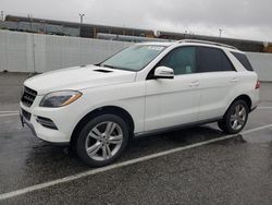 Mercedes-Benz ml 350 4matic salvage cars for sale: 2015 Mercedes-Benz ML 350 4matic