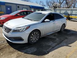 Salvage cars for sale at Wichita, KS auction: 2016 Hyundai Sonata Sport