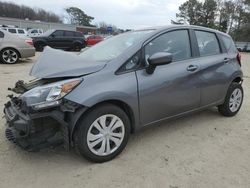 Salvage cars for sale from Copart Hampton, VA: 2019 Nissan Versa Note S