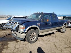 Salvage cars for sale from Copart Woodhaven, MI: 2008 Ford F350 SRW Super Duty