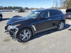 Salvage cars for sale from Copart Dunn, NC: 2015 Infiniti QX70