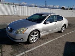 Salvage cars for sale from Copart Van Nuys, CA: 2005 Nissan Maxima SE