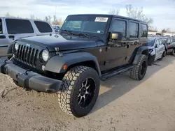 Salvage cars for sale at Bridgeton, MO auction: 2016 Jeep Wrangler Unlimited Sport