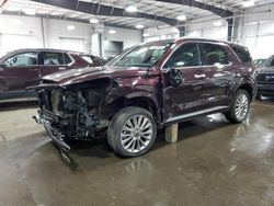 Salvage cars for sale at Ham Lake, MN auction: 2020 Hyundai Palisade Limited