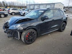 Salvage cars for sale at North Billerica, MA auction: 2014 Porsche Cayenne Turbo