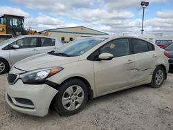 KIA salvage cars for sale: 2015 KIA Forte LX