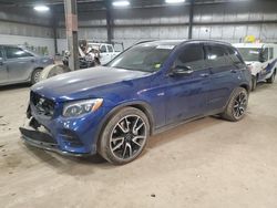 Salvage cars for sale from Copart Des Moines, IA: 2018 Mercedes-Benz GLC 43 4matic AMG