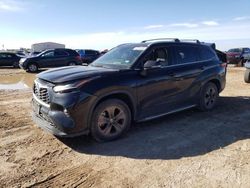 Salvage cars for sale from Copart Amarillo, TX: 2022 Toyota Highlander Hybrid XLE