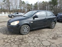 Hyundai Accent GS salvage cars for sale: 2007 Hyundai Accent GS