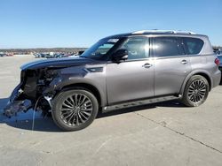 Salvage cars for sale at Grand Prairie, TX auction: 2023 Infiniti QX80 Luxe