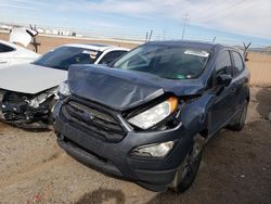 Salvage cars for sale at Albuquerque, NM auction: 2018 Ford Ecosport S