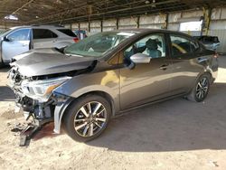 Nissan Versa SV salvage cars for sale: 2021 Nissan Versa SV