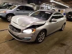 Salvage cars for sale at Wheeling, IL auction: 2016 Volvo S60 Premier