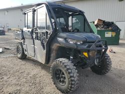 Salvage motorcycles for sale at Des Moines, IA auction: 2023 Can-Am Defender Max Limited Cab HD10