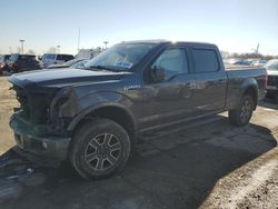 Salvage cars for sale at Indianapolis, IN auction: 2016 Ford F150 Supercrew