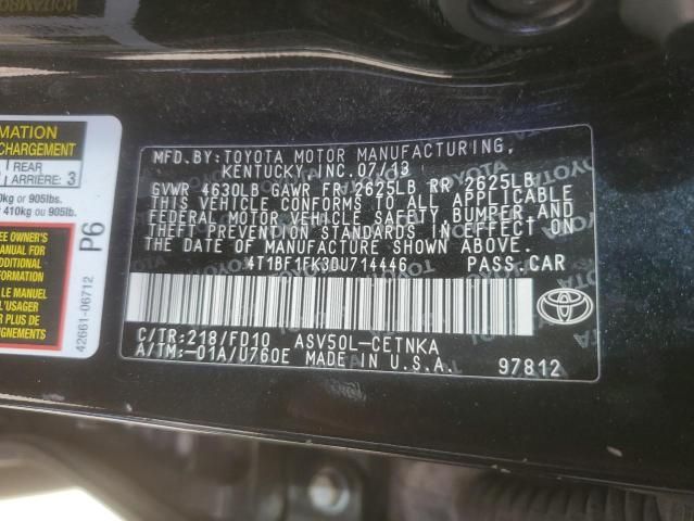 2013 Toyota Camry L