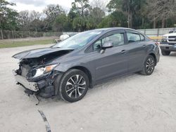 Honda Civic EXL salvage cars for sale: 2013 Honda Civic EXL