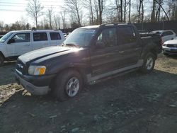 Salvage cars for sale from Copart Waldorf, MD: 2002 Ford Explorer Sport Trac