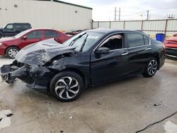 Salvage cars for sale from Copart Haslet, TX: 2016 Honda Accord EX