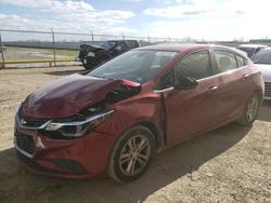 Salvage cars for sale from Copart Houston, TX: 2017 Chevrolet Cruze LT