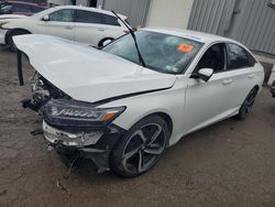 Salvage cars for sale from Copart West Mifflin, PA: 2018 Honda Accord Sport