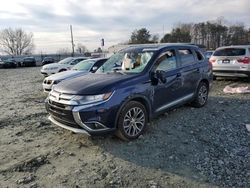 Salvage cars for sale at Mebane, NC auction: 2017 Mitsubishi Outlander SE