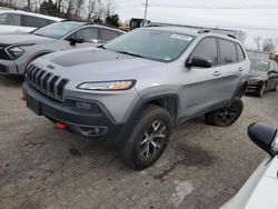 Salvage cars for sale at Bridgeton, MO auction: 2014 Jeep Cherokee Trailhawk