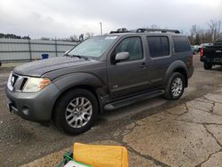 Salvage cars for sale from Copart Lumberton, NC: 2008 Nissan Pathfinder LE