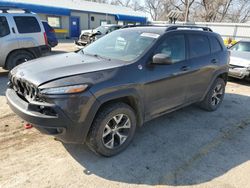 Jeep Cherokee salvage cars for sale: 2014 Jeep Cherokee Trailhawk