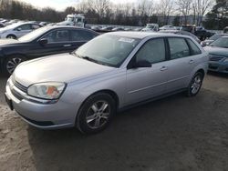 Salvage cars for sale at North Billerica, MA auction: 2005 Chevrolet Malibu Maxx LS