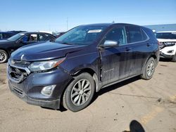 Salvage cars for sale from Copart Woodhaven, MI: 2018 Chevrolet Equinox LT