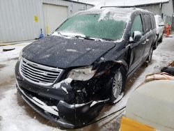 Salvage cars for sale at Pekin, IL auction: 2014 Chrysler Town & Country Touring L