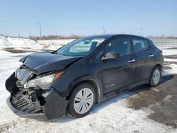 Salvage cars for sale from Copart Ontario Auction, ON: 2018 Nissan Leaf S