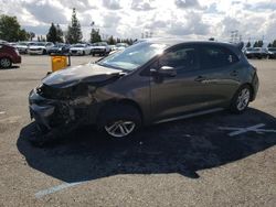 Toyota Corolla SE salvage cars for sale: 2019 Toyota Corolla SE