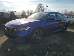 Vehiculos salvage en venta de Copart Baltimore, MD: 2018 Honda Accord Sport