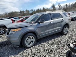 Salvage cars for sale at Windham, ME auction: 2014 Ford Explorer XLT