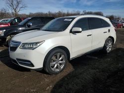 Salvage cars for sale at Des Moines, IA auction: 2014 Acura MDX Advance