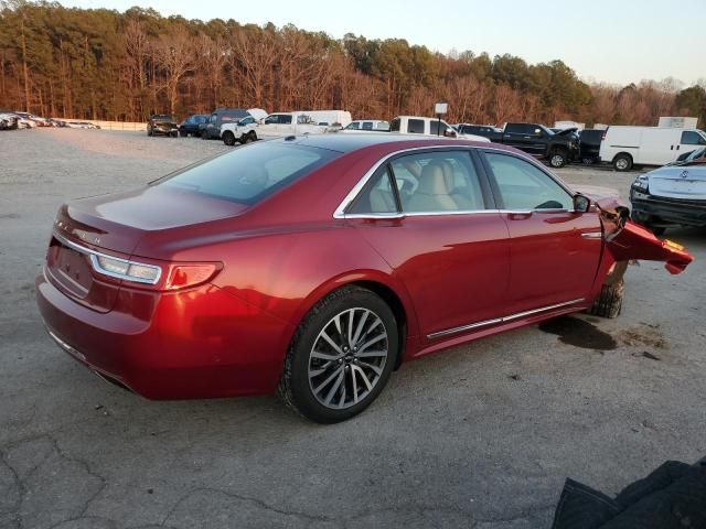 2017 Lincoln Continental Select