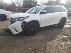 Salvage cars for sale from Copart Madisonville, TN: 2019 Toyota Highlander SE