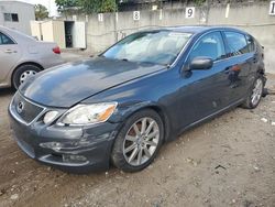 Salvage cars for sale at Opa Locka, FL auction: 2006 Lexus GS 300