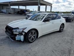 Salvage cars for sale from Copart West Palm Beach, FL: 2023 Infiniti Q50 Sensory