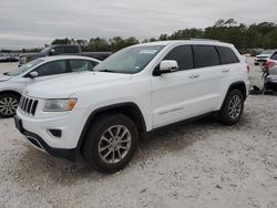 Salvage cars for sale from Copart Houston, TX: 2015 Jeep Grand Cherokee Limited