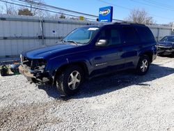 Salvage cars for sale from Copart Walton, KY: 2004 Chevrolet Trailblazer LS