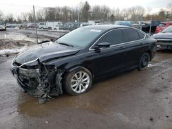 Salvage cars for sale from Copart Chalfont, PA: 2015 Chrysler 200 Limited