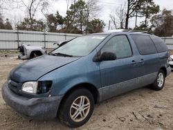 Vehiculos salvage en venta de Copart Hampton, VA: 2000 Toyota Sienna LE
