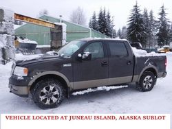 Salvage cars for sale from Copart Anchorage, AK: 2005 Ford F150 Supercrew