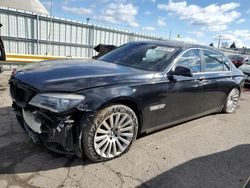 Salvage cars for sale at Dyer, IN auction: 2011 BMW 750 LXI