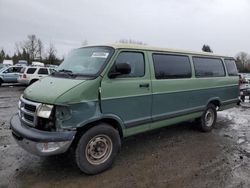 Salvage cars for sale from Copart Portland, OR: 2001 Dodge RAM Wagon B3500