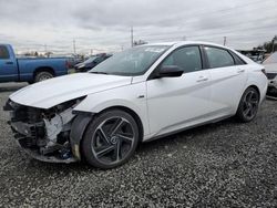 Salvage cars for sale from Copart Eugene, OR: 2022 Hyundai Elantra N Line