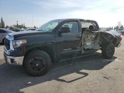 Salvage cars for sale from Copart Rancho Cucamonga, CA: 2018 Toyota Tundra Crewmax SR5